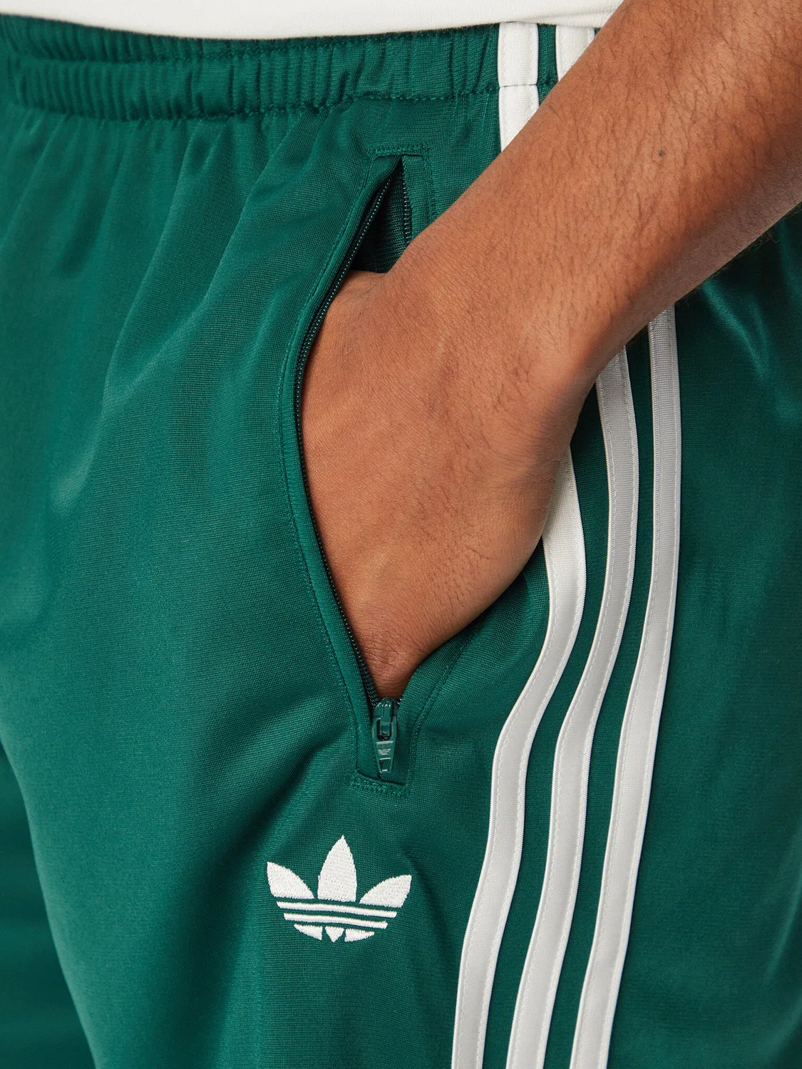 Мужские спортивные шорты стандартного кроя Firebird Adidas, зеленый — фото 4