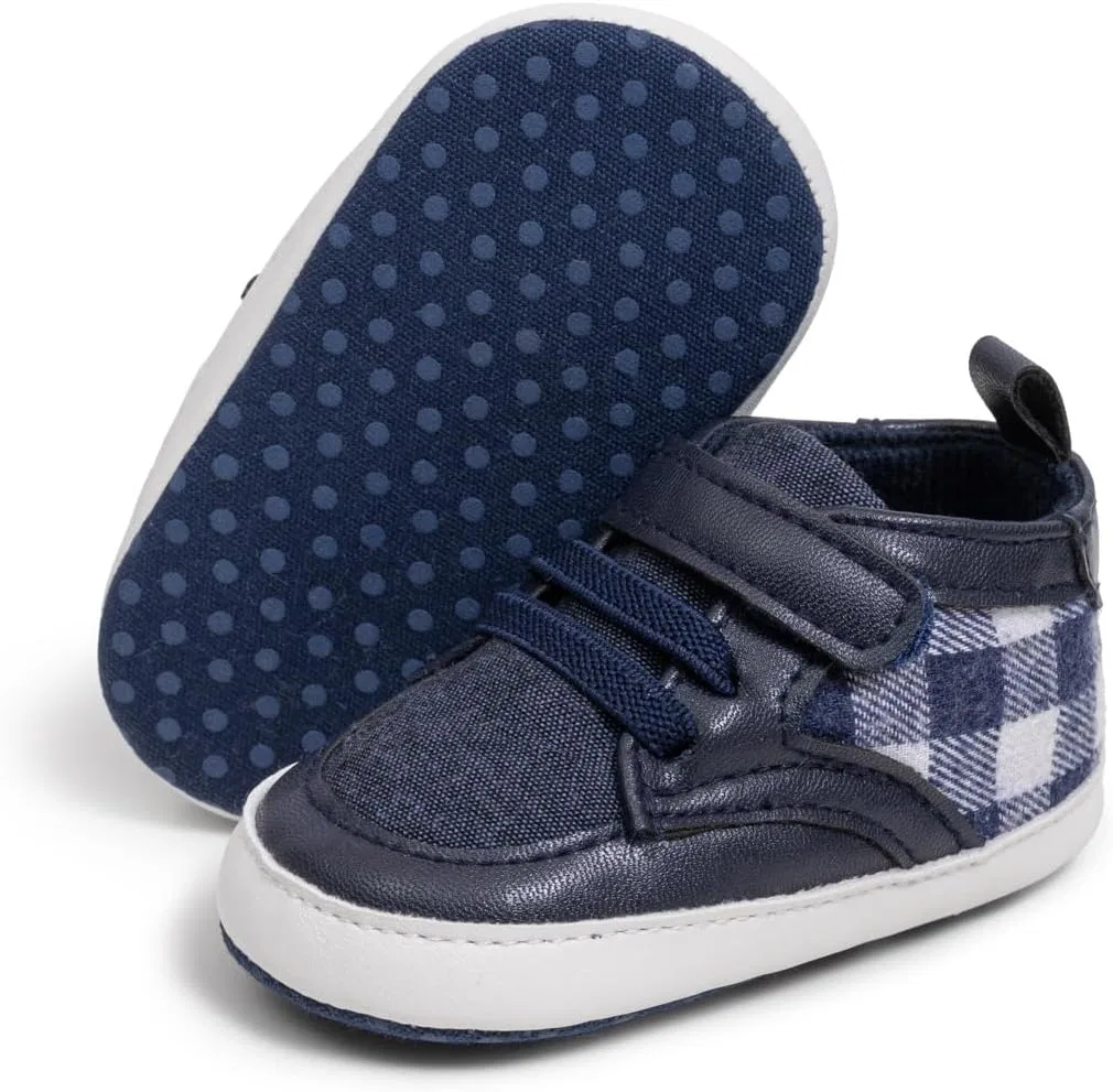 Детские кроссовки для мальчиков с высоким верхом Purepips, Navy Blue — фото 4