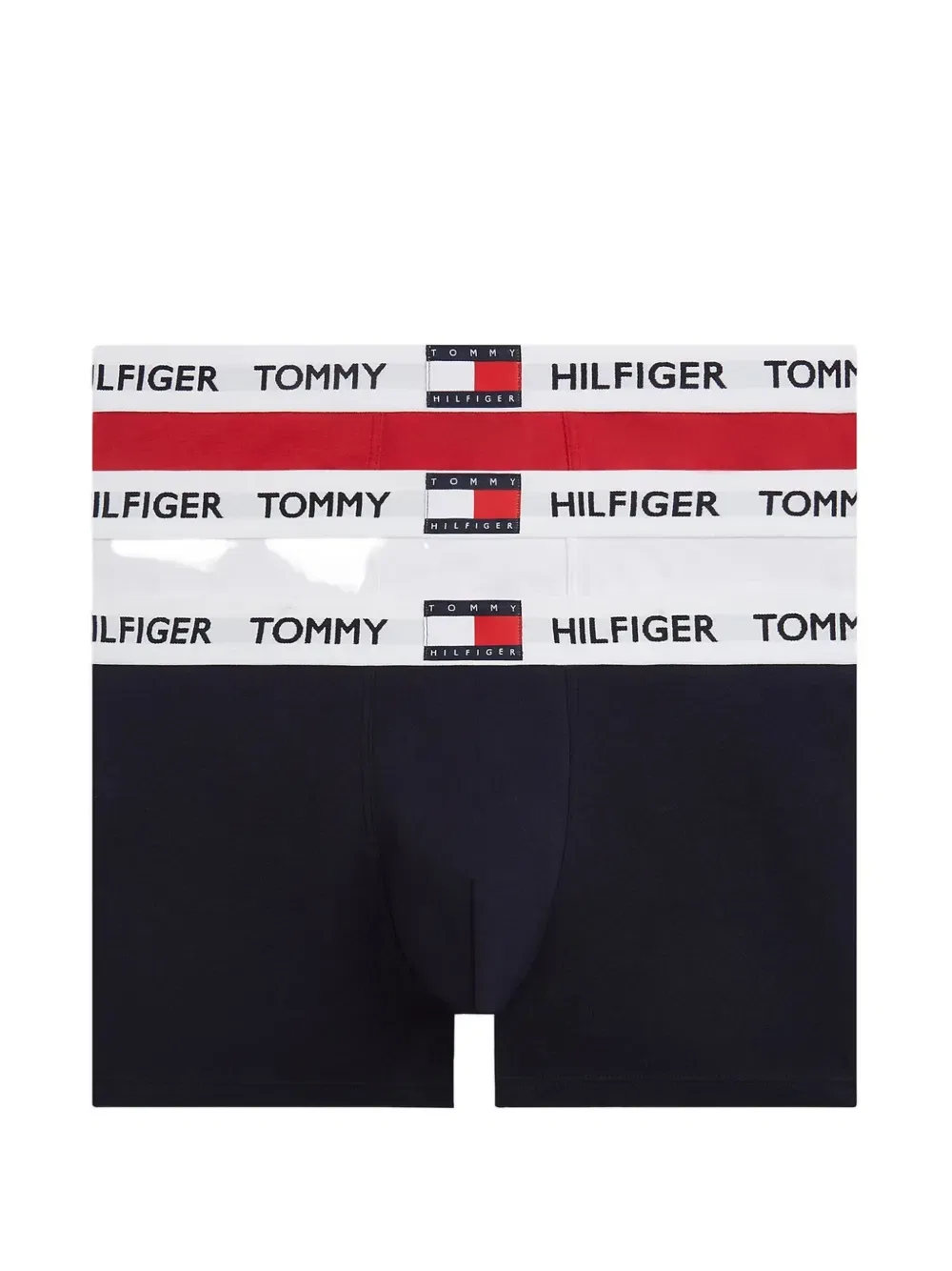 Боксеры с поясом с логотипом (упаковка из трех штук) Tommy Hilfiger, синий