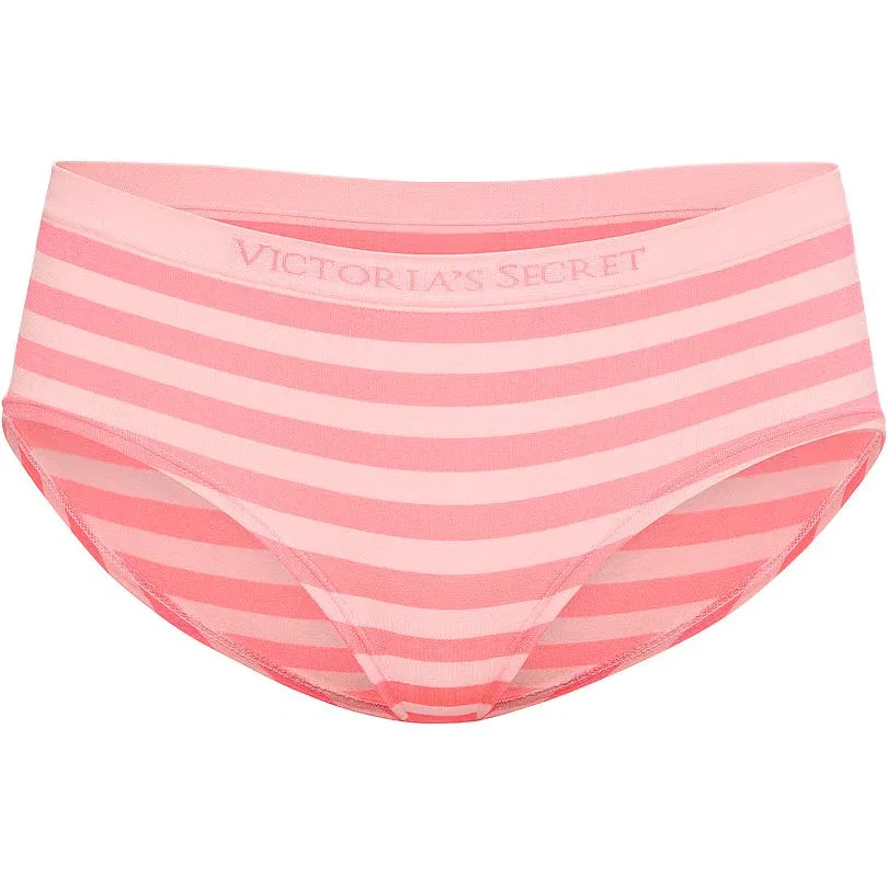 Женские трусы с принтом Victoria's Secret, Pink Fluorescent Beach Stripes