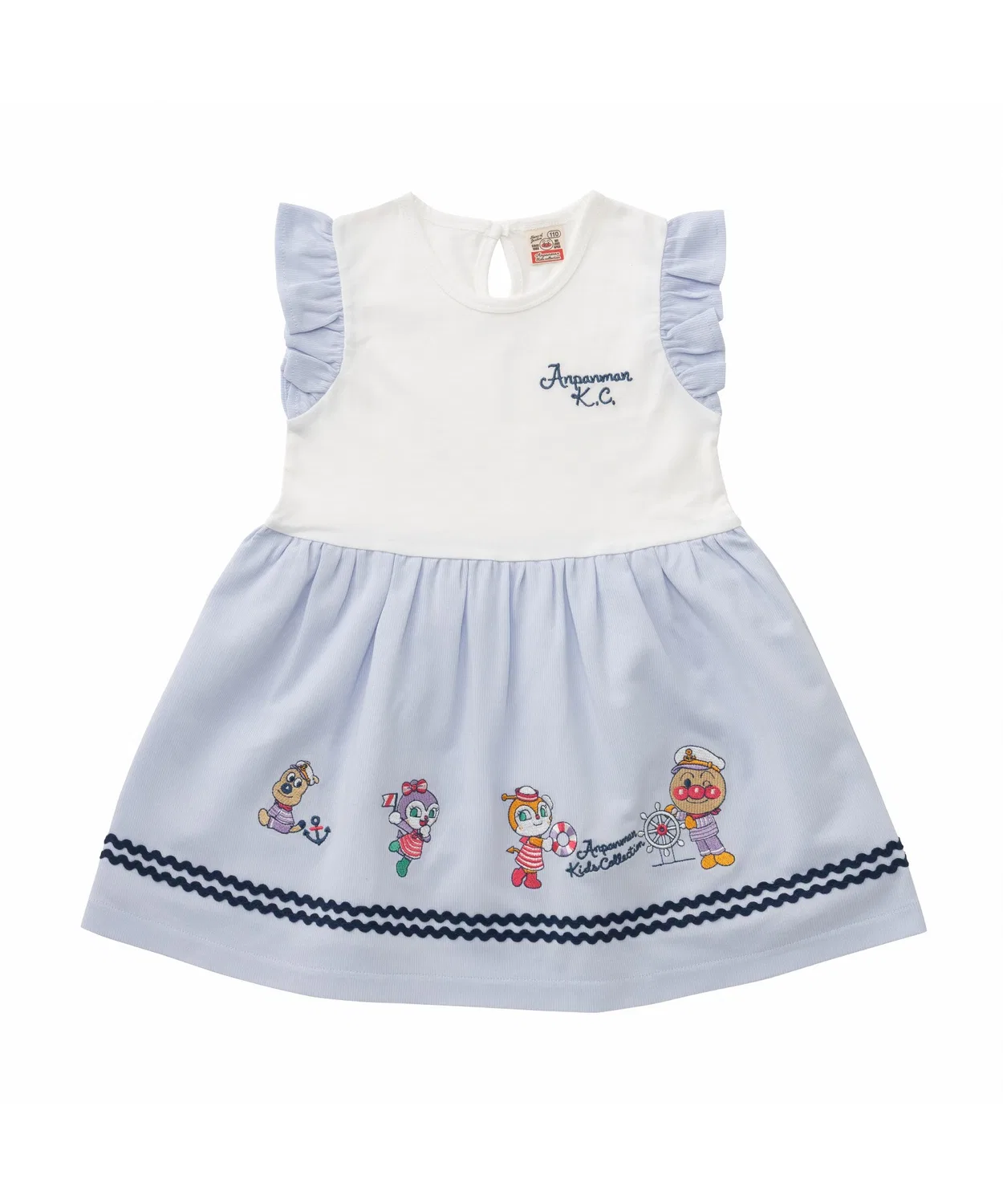 Детское платье с принтом ANPANMAN KIDS COLLECTION, Sax Blue — фото 4