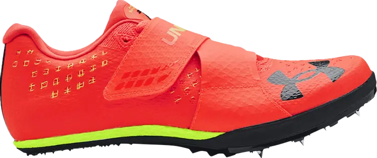 

Бутсы Under Armour HOVR Skyline Long Jump Track Spikes Phoenix Fire, красный