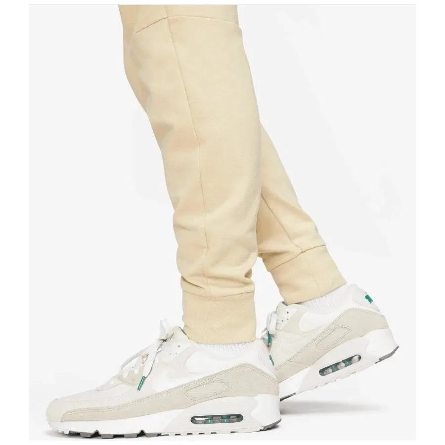 Спортивные штаны с эластичным поясом Nike Sportswear Tech Fleece Lightweight Jogger, Желтый — фото 4