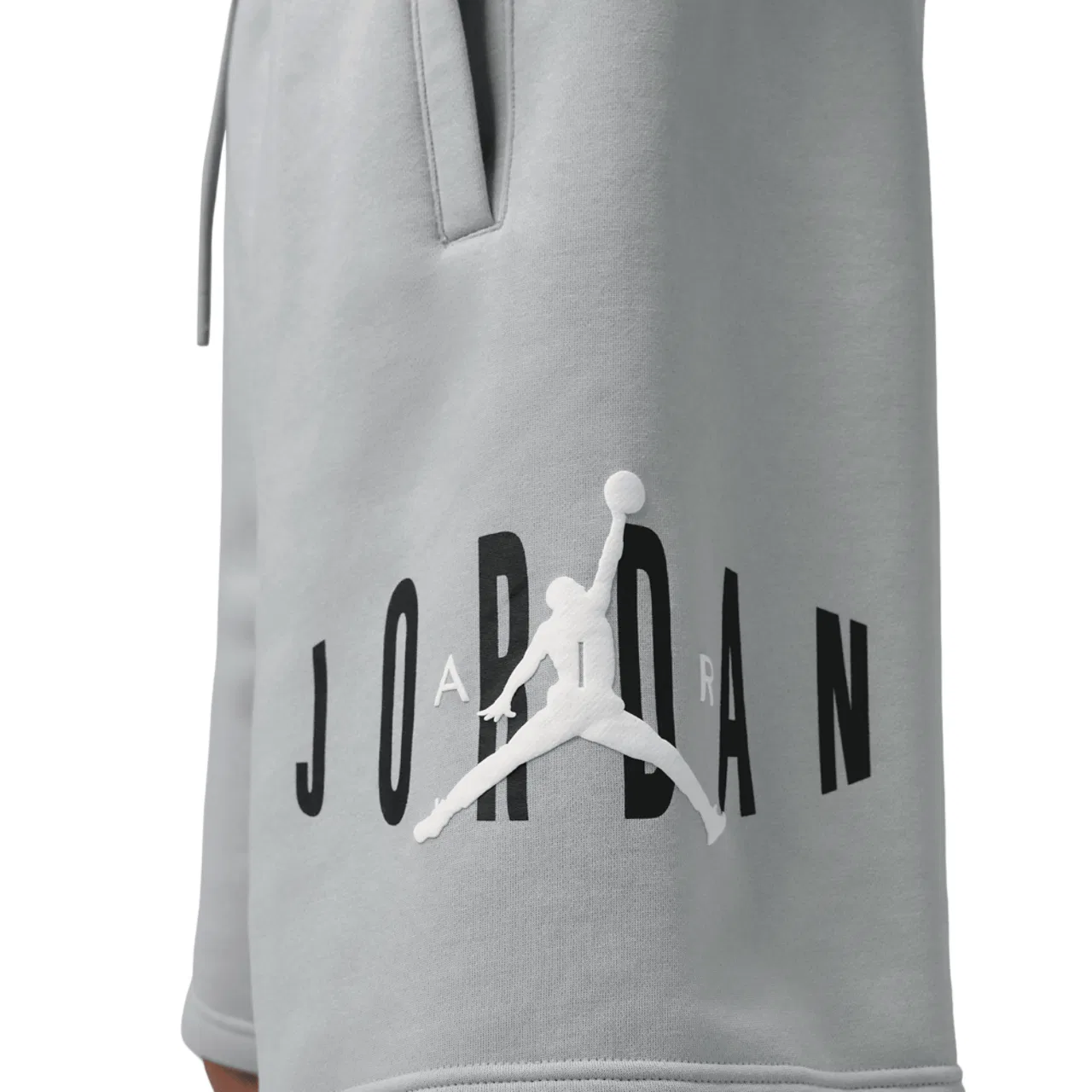 Шорты мужские Stretch Fleece Brooklyn Jordan, цвет Wolf Grey/Sail — фото 4