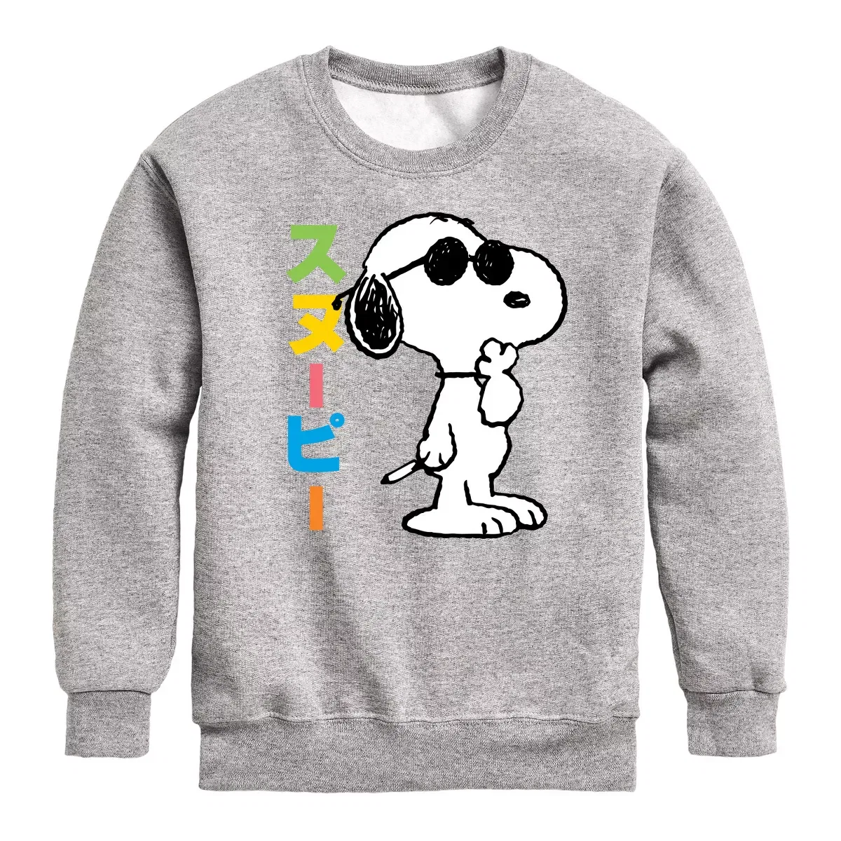 Детский свитшот с принтом Tokyo Snoopy Sunglasses Peanuts, Black