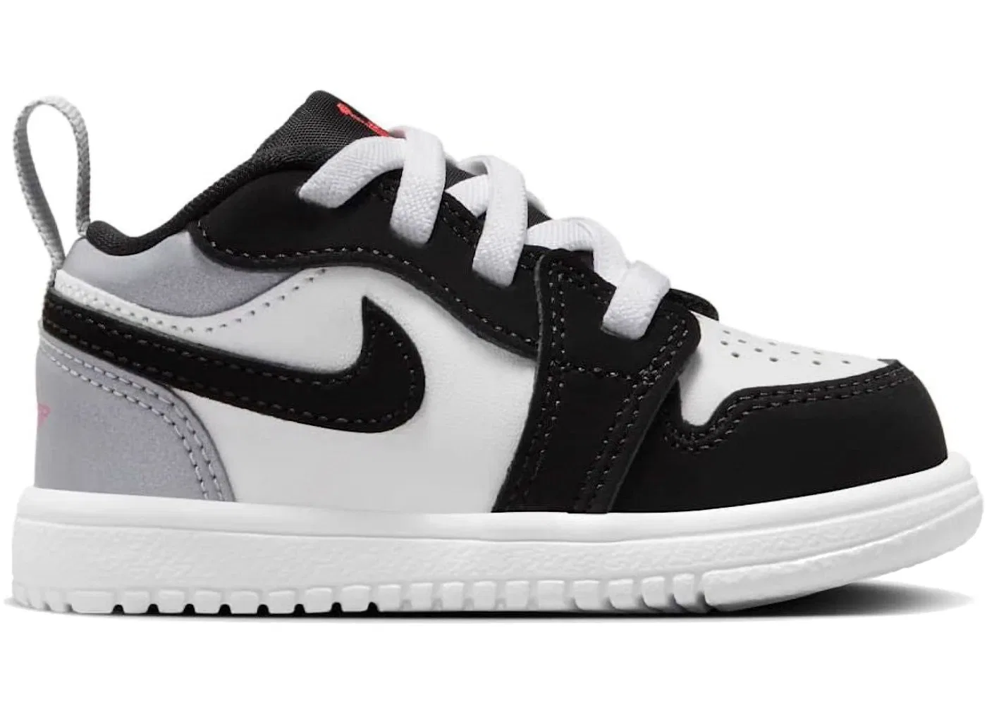 Детские кроссовки Lifestyle с низким профилем Jordan 1 Low ALT SE Jordan, White/Black/Matte Silver/Fire Red