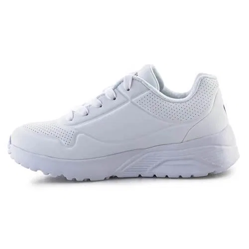 Детские повседневные кроссовки с принтом Uno Lite Spread The Love Skechers, Weiss — фото 4