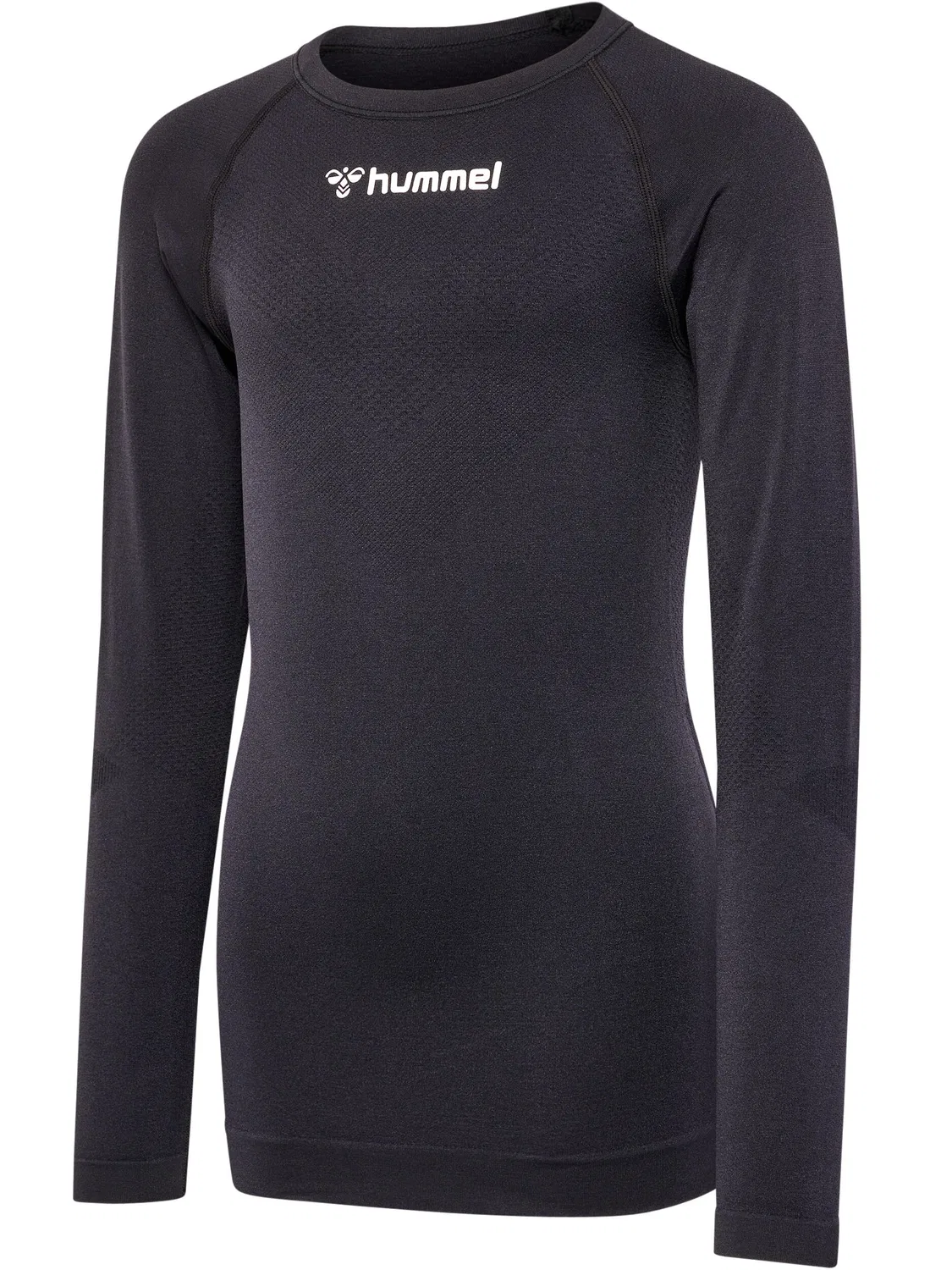 Детская футболка с длинным рукавом из переработанного полиамида Hummel, Schwarz