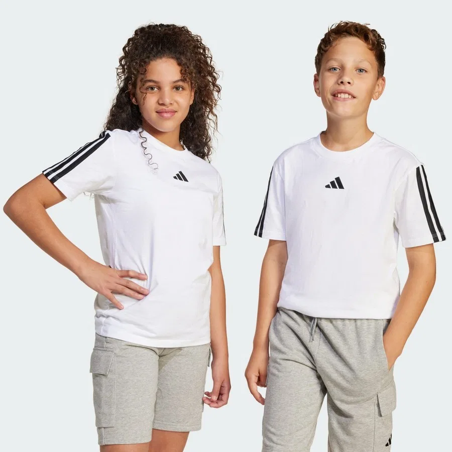 Детская футболка с длинным рукавом Sportswear JD6488 Essentials Tee Kids adidas, Белый — фото 2