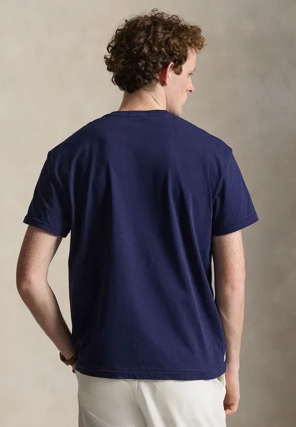 Футболка из хлопка Polo Ralph Lauren, темно-синий — фото 3
