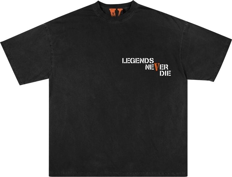 

Футболка Vlone x Juice WRLD 999 T-Shirt 'Black', черный