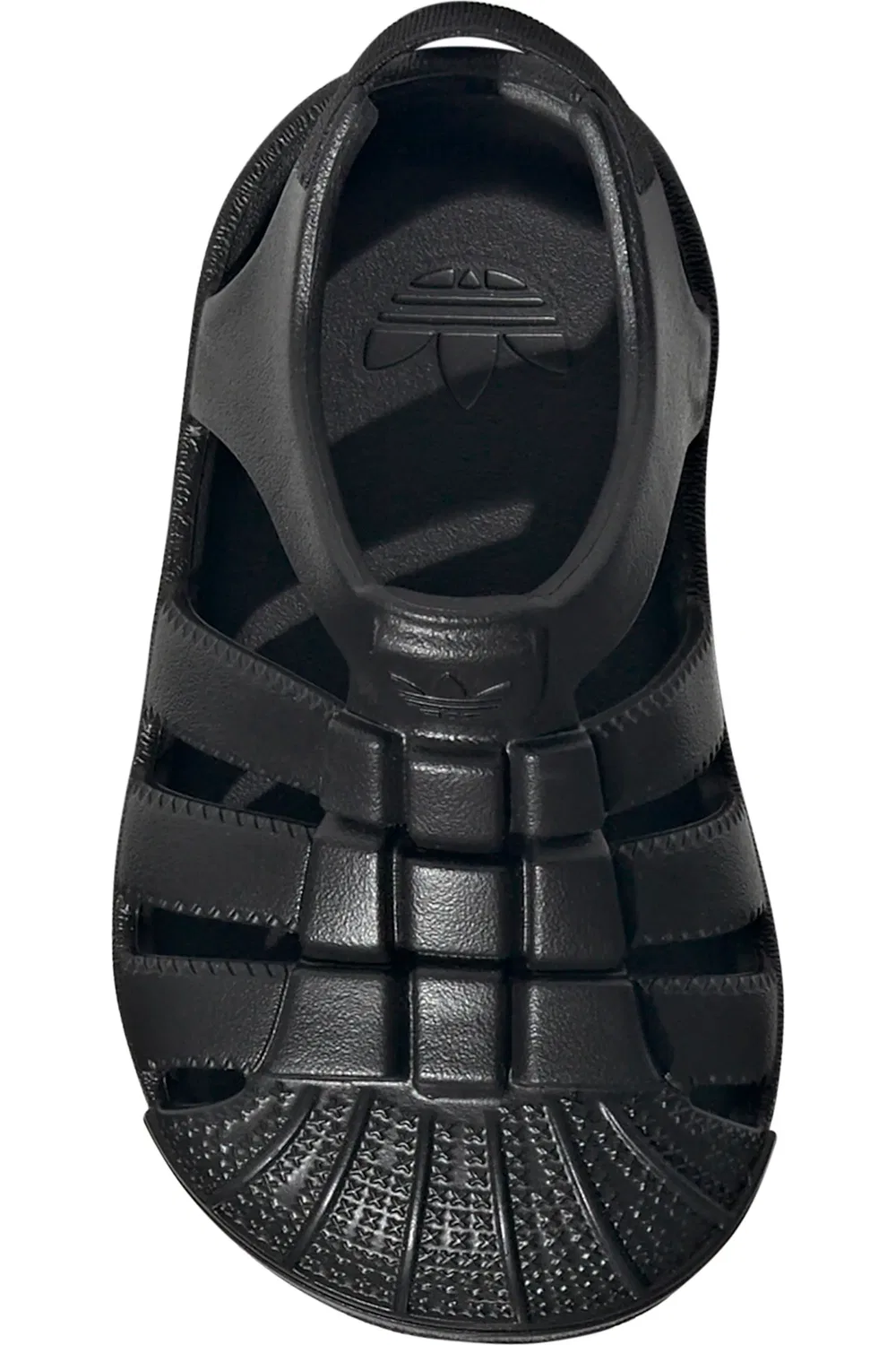 Сандалии детские слингбэк с носком-ракушкой Superstar adidas, черный/ черный/ черный — фото 4