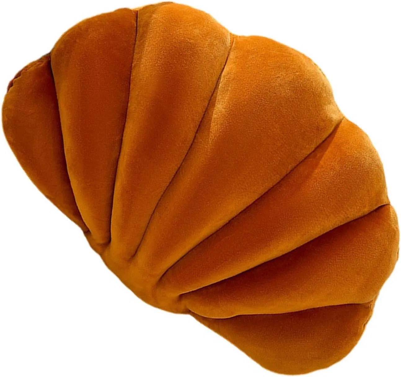 Декоративная подушка-ракушка, Plüsch, siduytin, 45x33 см, Karamell — фото 4