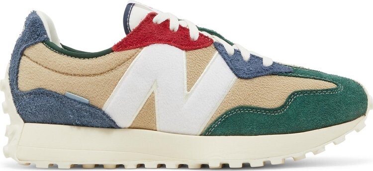 Кроссовки New Balance 327 'Golden Hour Nightwatch Green', кремовый — фото 2