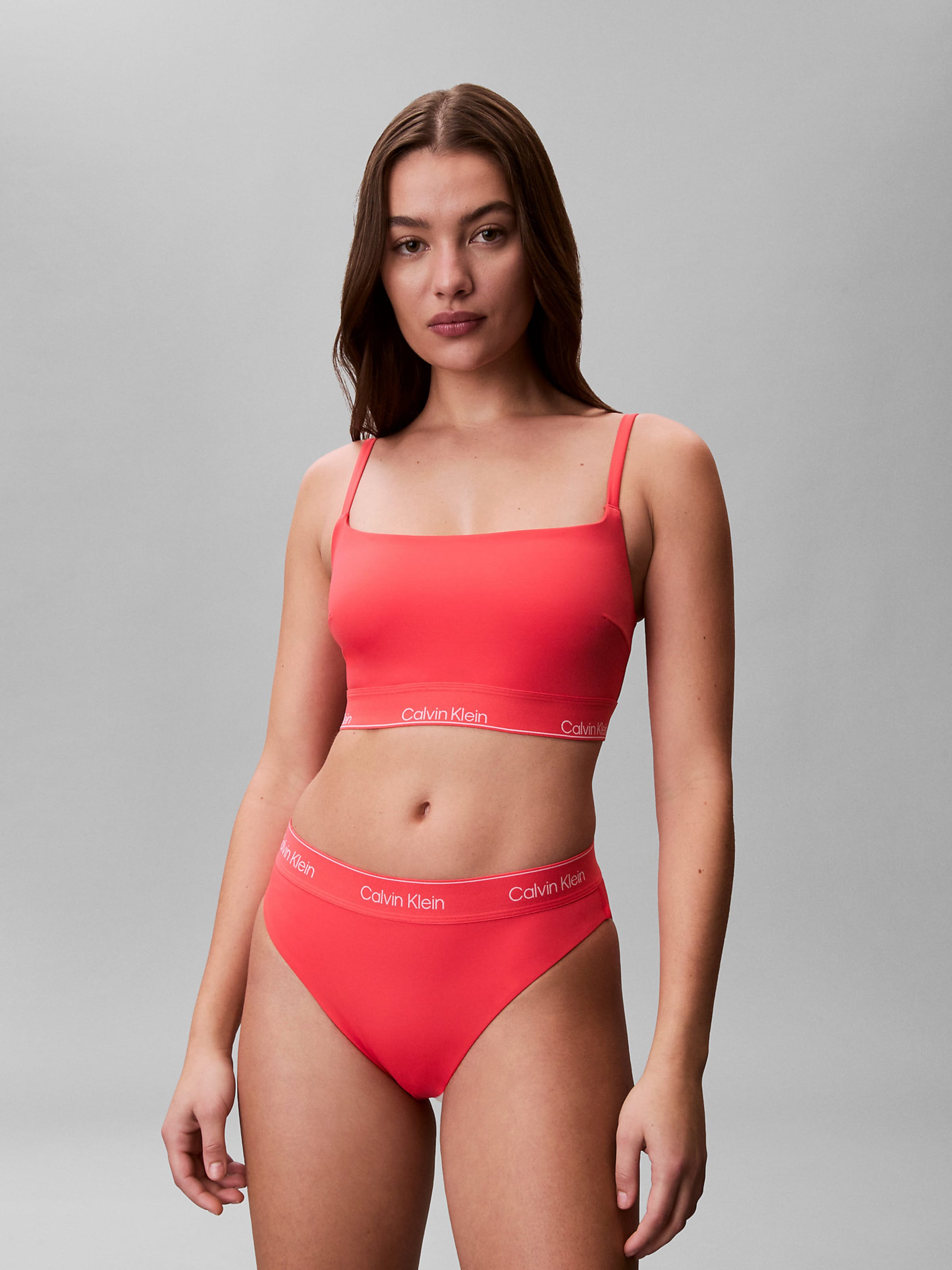 Calvin Klein Swimwear Бралетте топ бикини в розовом — фото 3