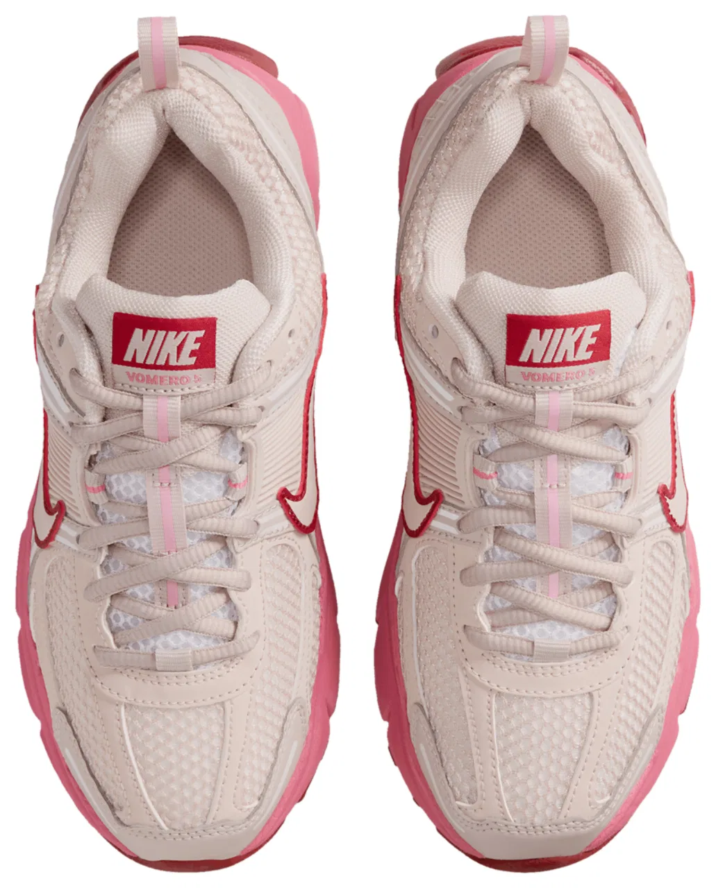 Кроссовки для мальчиков Nike Vomero 5, цвет Silt Red/Silt Red/Peony — фото 4