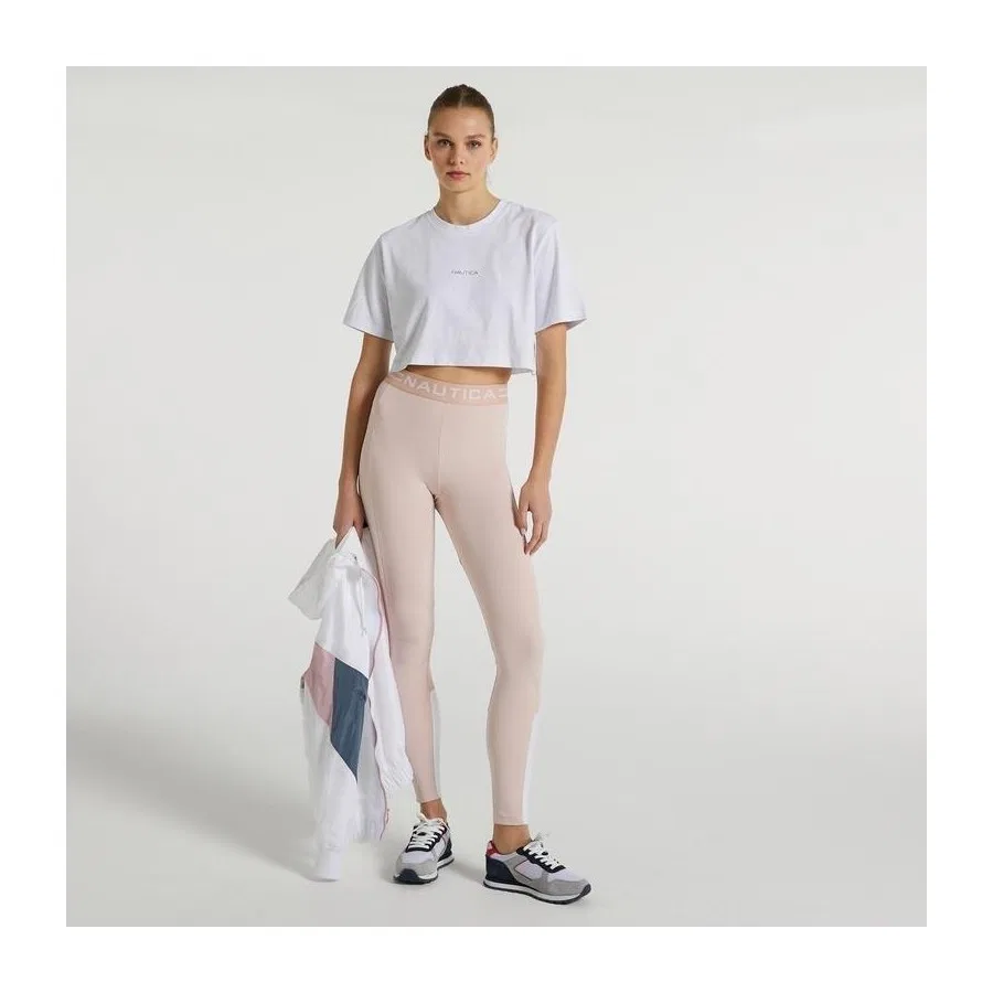 Женские леггинсы с принтом Nautica Slim Fit, Nike, Розовый