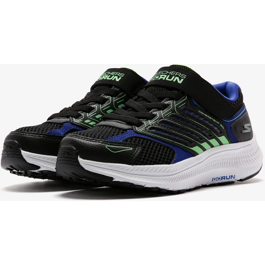 Кроссовки с длинным шнурком Skechers Go Run Consistent 2.0, Черно-синий — фото 3