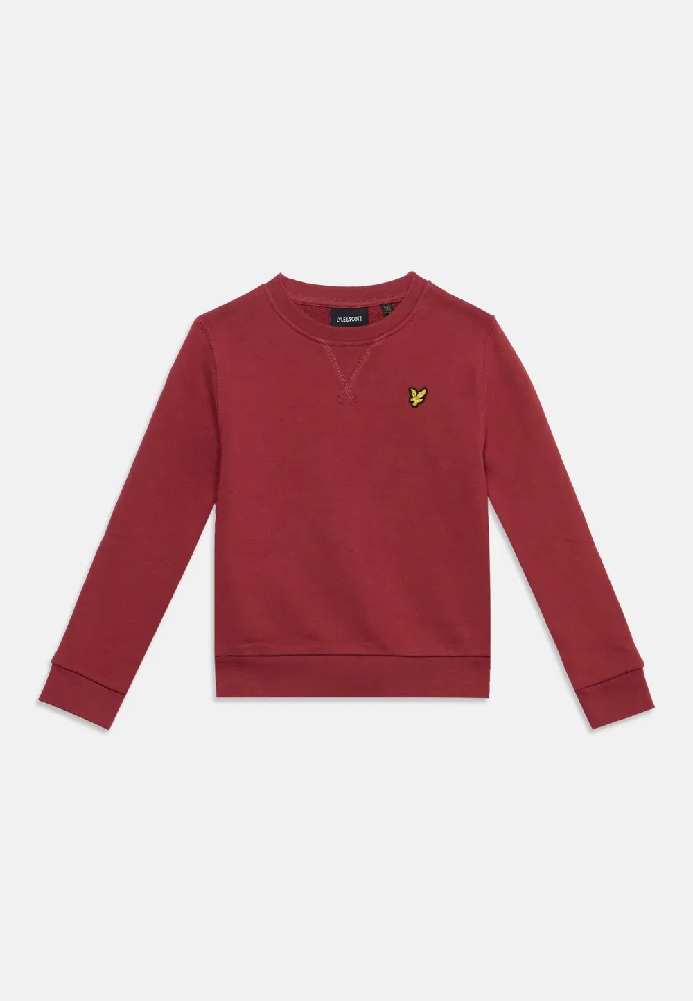 Свитшот с круглым вырезом Lyle & Scott, Oxblood Red