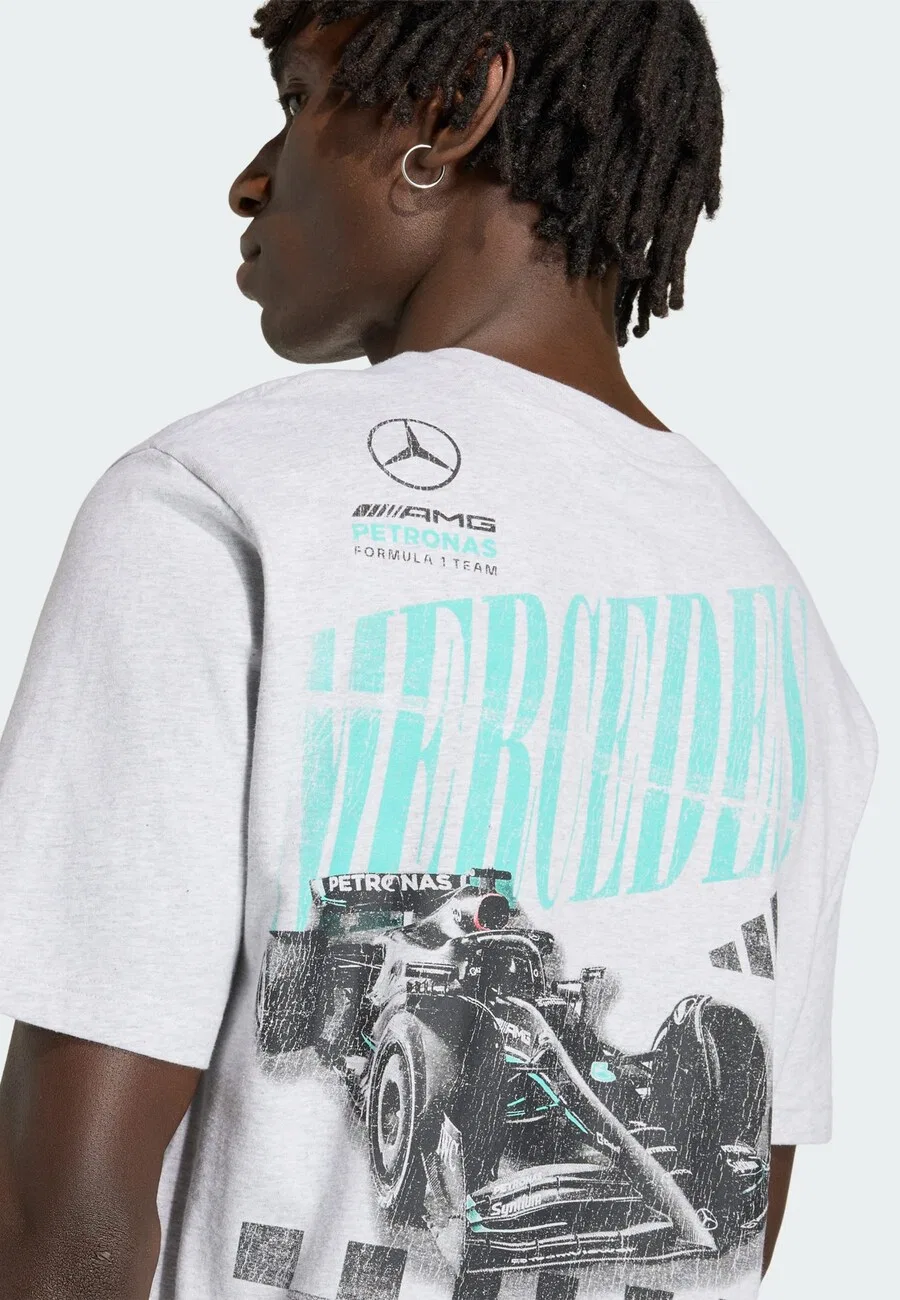 Спортивная футболка ADIDAS PERFORMANCE Performance Shirt светло-серого цвета — фото 4