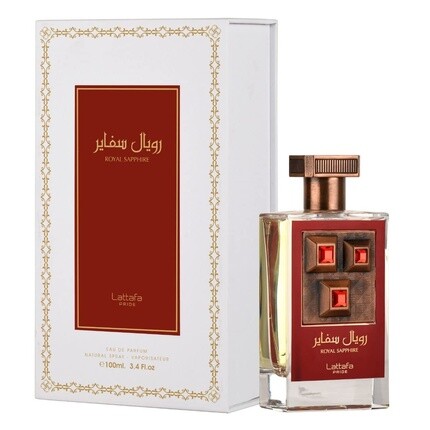 

Lattafa Perfumes Royal Sapphire Unisex Edp - 100 мл 3,4 унции с новым вечным опытом Oud