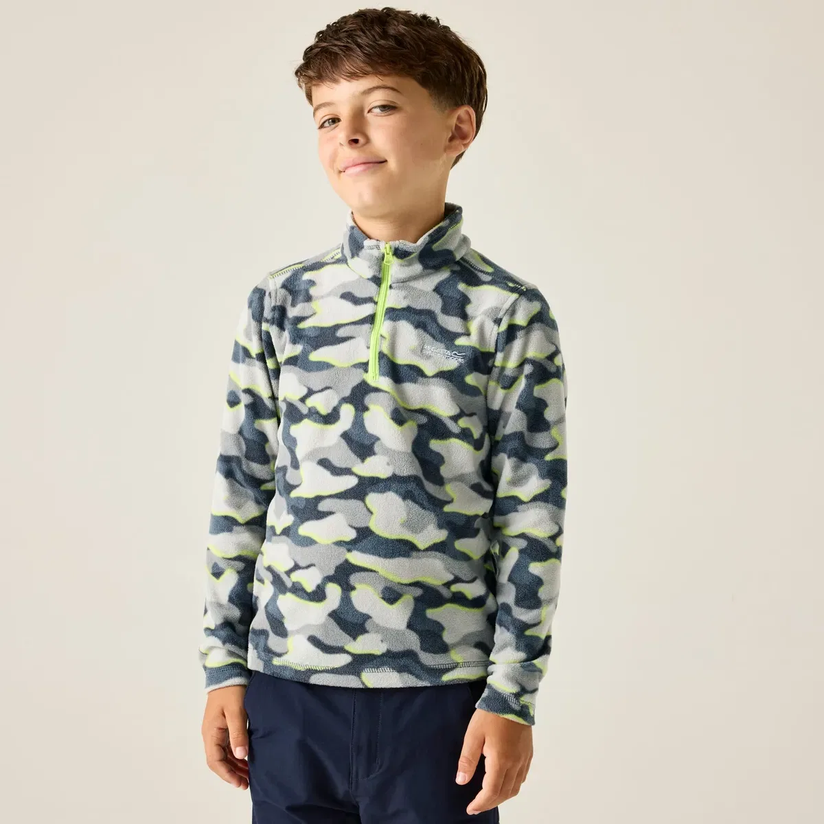 Детский флисовый полузамок Hot Shot II Active Regatta, Grey