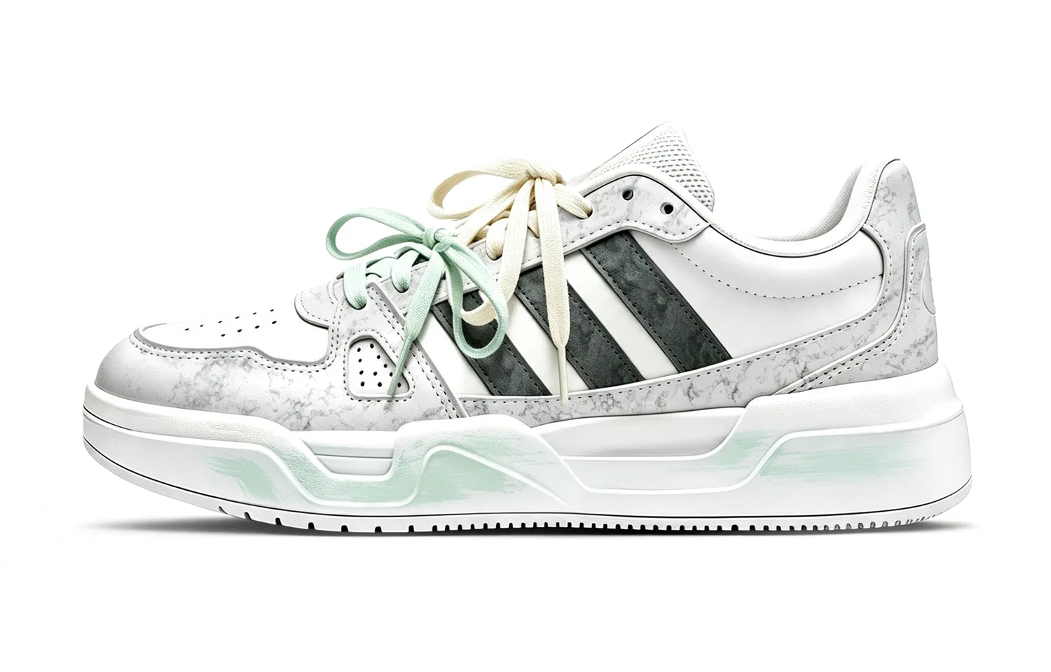 Детские скейтборд-кроссовки с низким верхом ENTRAP Adidas, Gray — фото 3