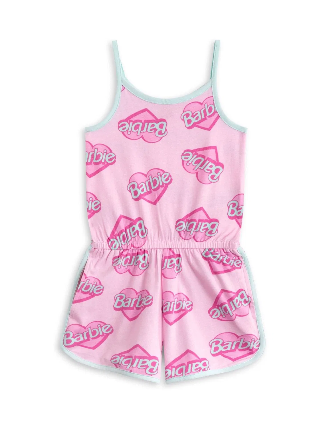 Комбинезон без рукавов Barbie Pink Heart Logo Vanilla Underground, розовый