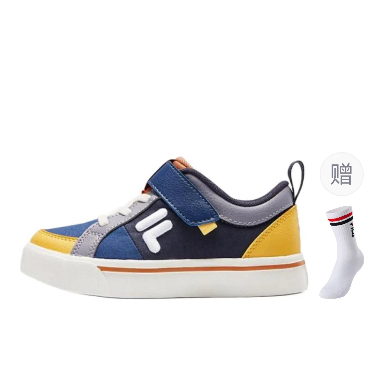 Детские кроссовки для скейтбординга с низким верхом Crown Blue Snow FILA KIDS, Crown Blue Snow
