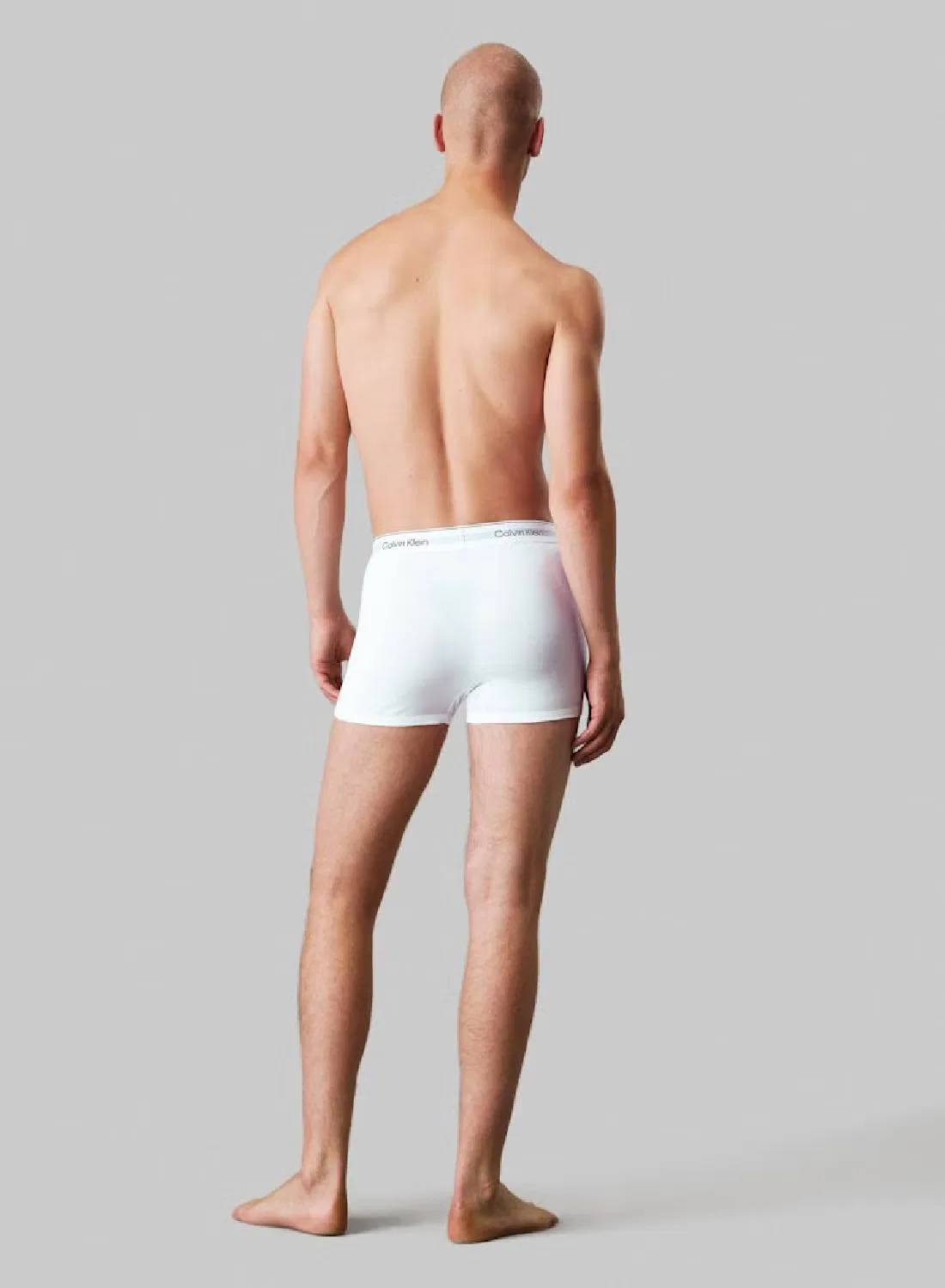 Трусы-боксеры хлопковые 3 шт Icon Calvin Klein, белый — фото 3