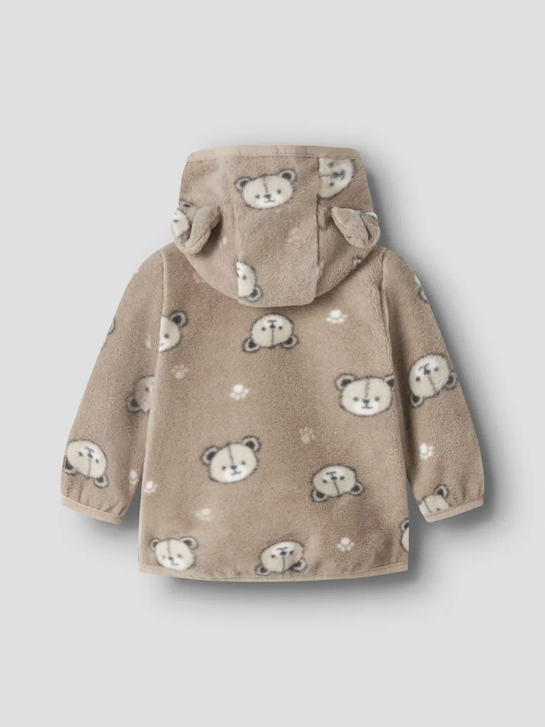Флисовая куртка Nbnmeeko aop унисекс - флисовая куртка Name It, Beige — фото 2