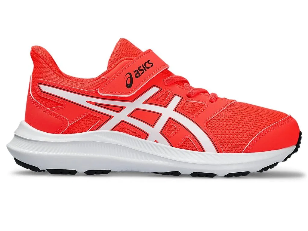 Детские кроссовки для мальчиков с амортизацией Jolt 4 Ps ASICS, Sunrise Red White — фото 4