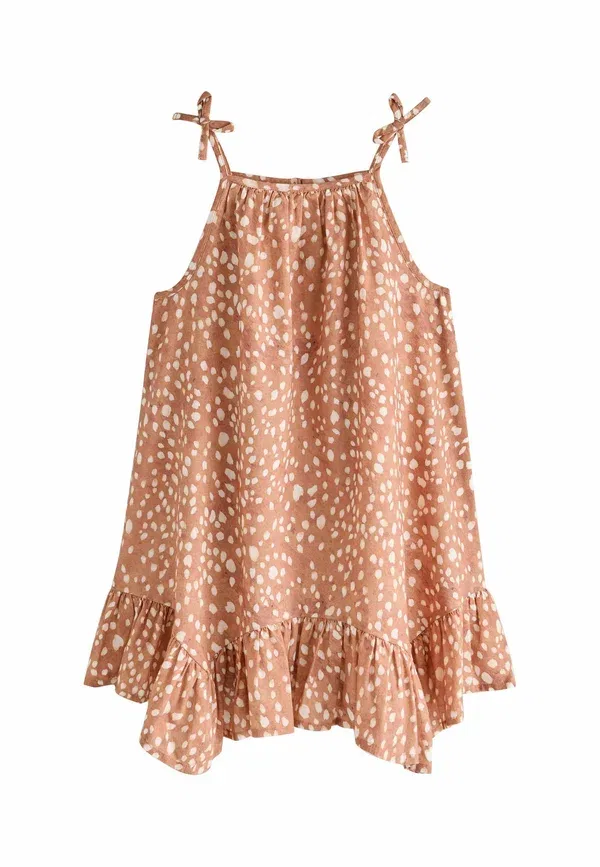 Платье повседневное с принтом Животные Regular fit - strappy summer dress Next, Animal