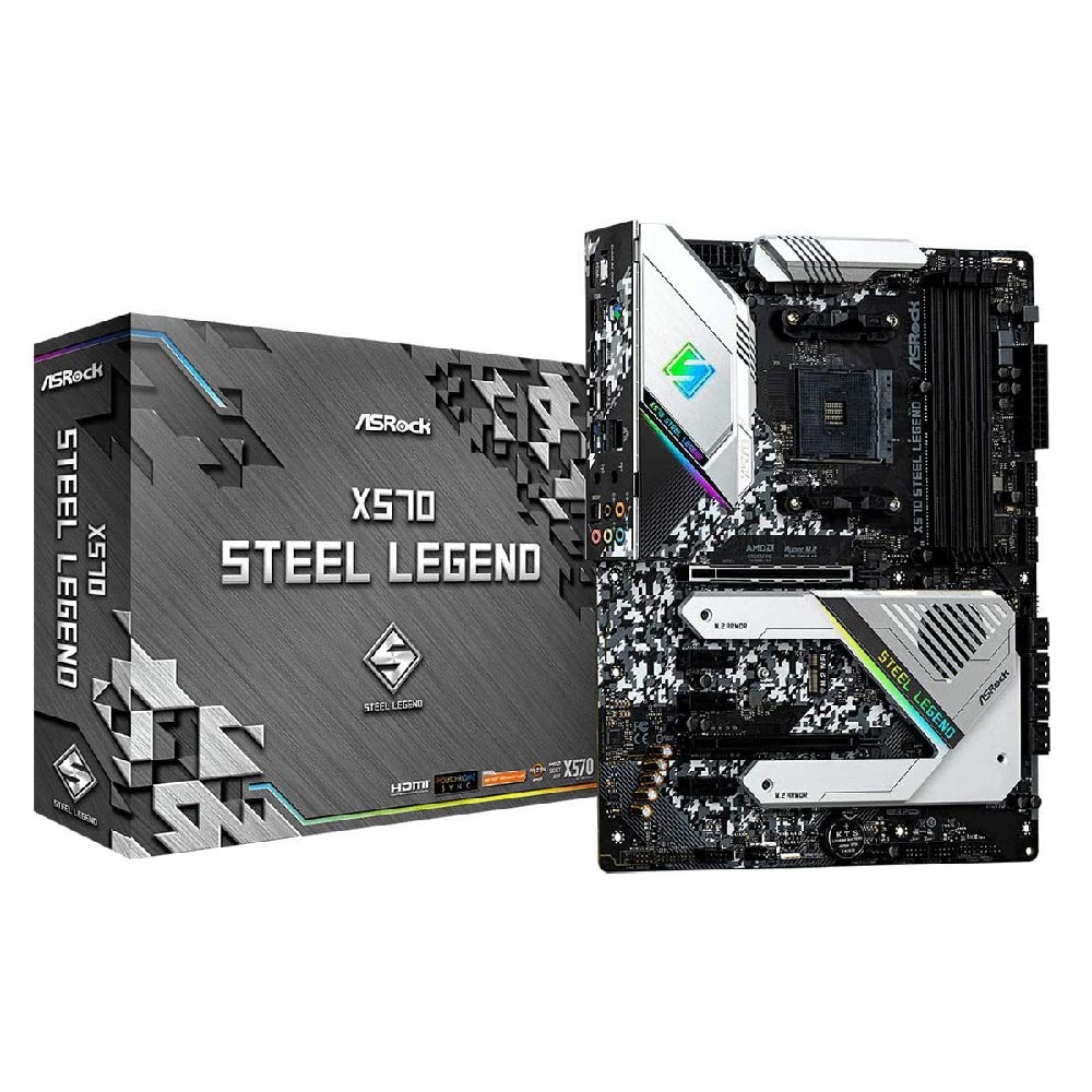 Материнская плата ASRock X570 Steel Legend, AM4 - фото