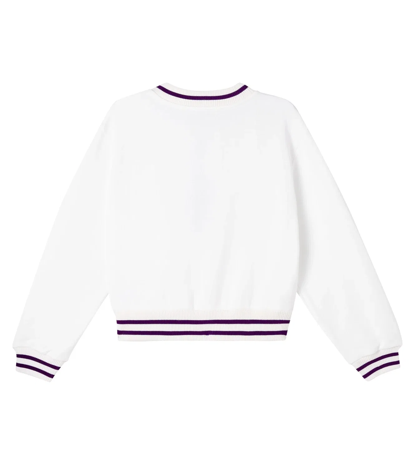 Толстовка из хлопкового джерси DG Majolica Dolce&Gabbana Kids, белый — фото 4