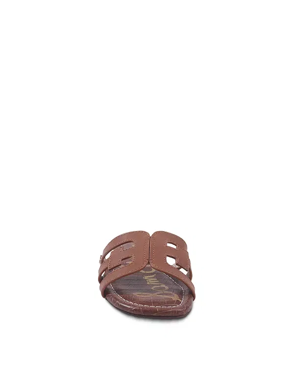 Детские сандалии для девочек с логотипом Bella Bay Sam Edelman, Cognac — фото 4