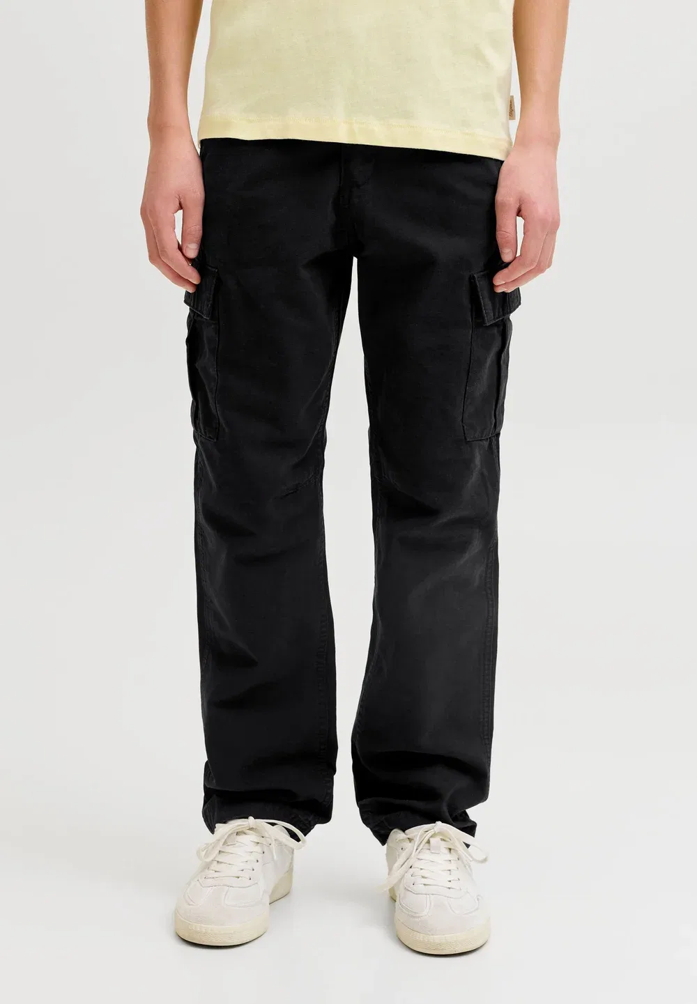 Jwhkane jjbarkley брюки-карго noosjnr - брюки-карго Jack & Jones Junior, Black — фото 2