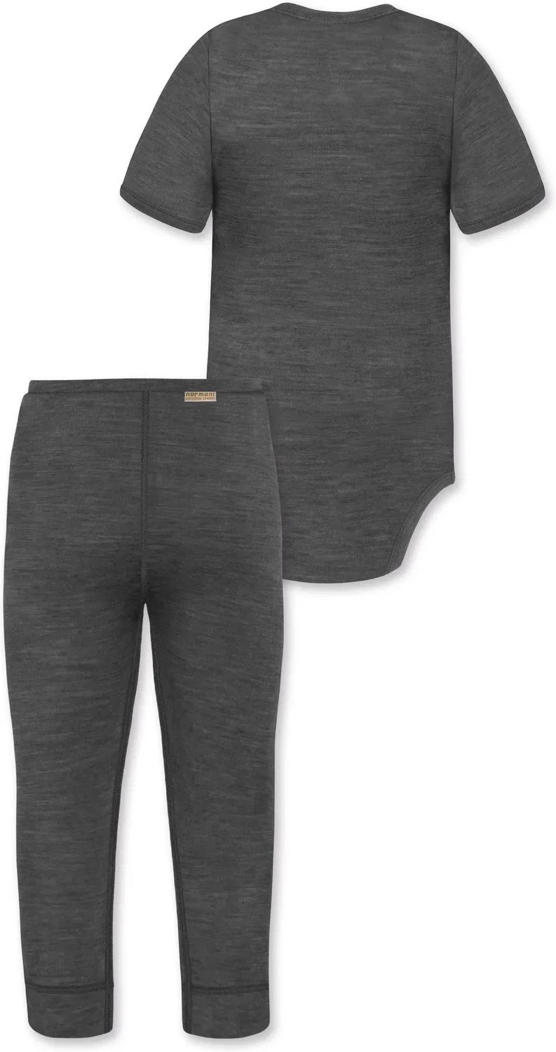 Боди-комбинезон с коротким рукавом и штаны Tihoi Tutira Normani Outdoor Sports, серый — фото 2