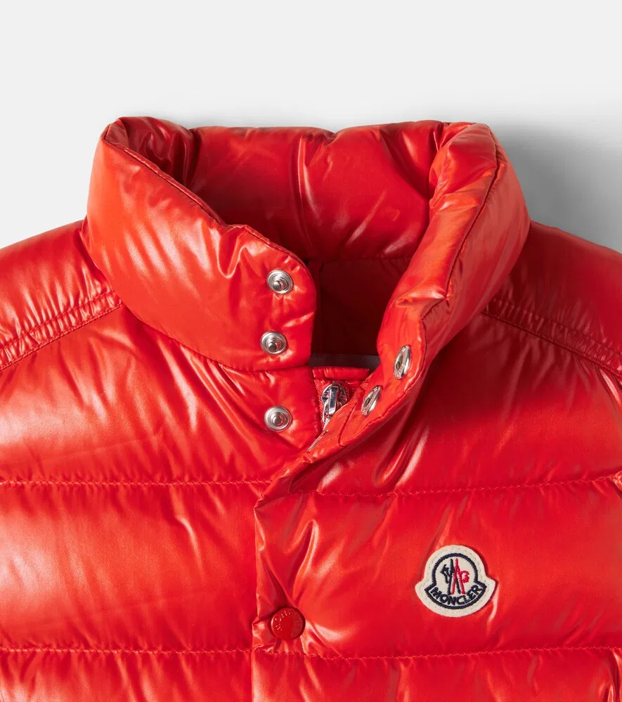 Жилет Tib down Moncler Enfant, оранжевый — фото 4