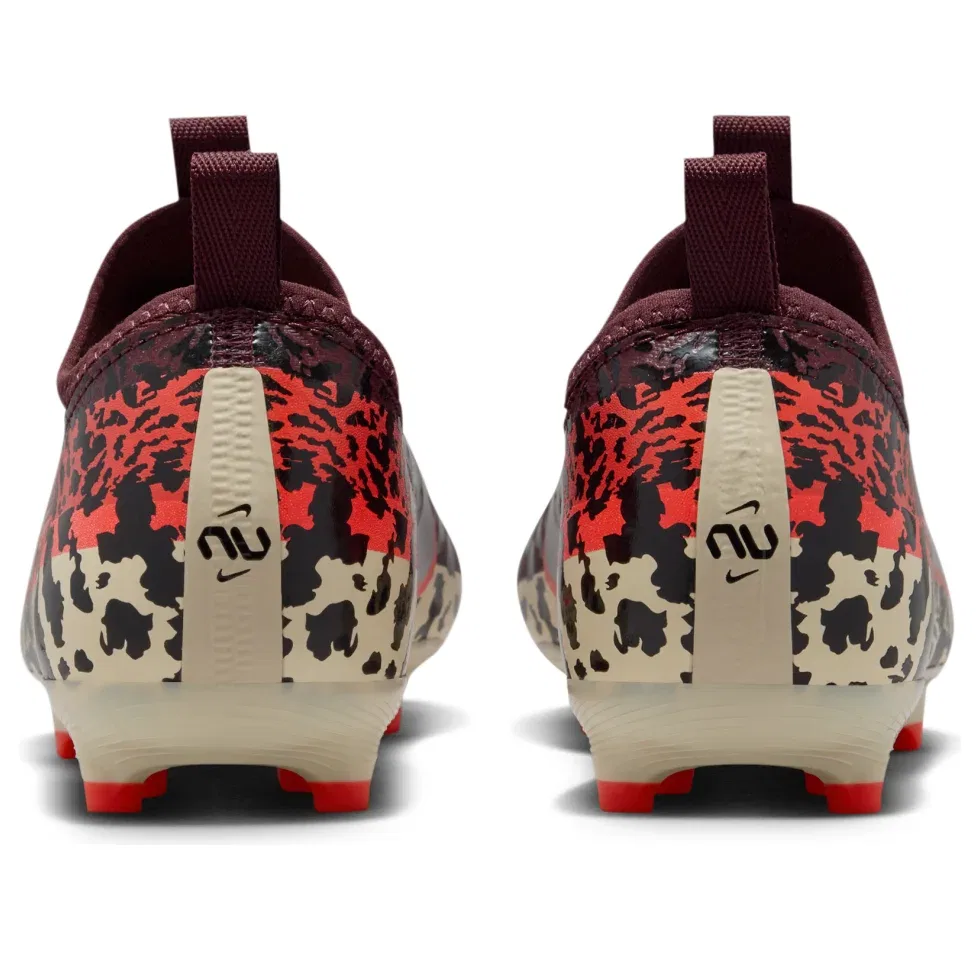 Детские кроссовки Mercurial Vapor 16 Academy FG/MG 'Burgundy Crush University Red Nike, Burgundy Crush/University Red/Fossil/Metallic Silver — фото 3