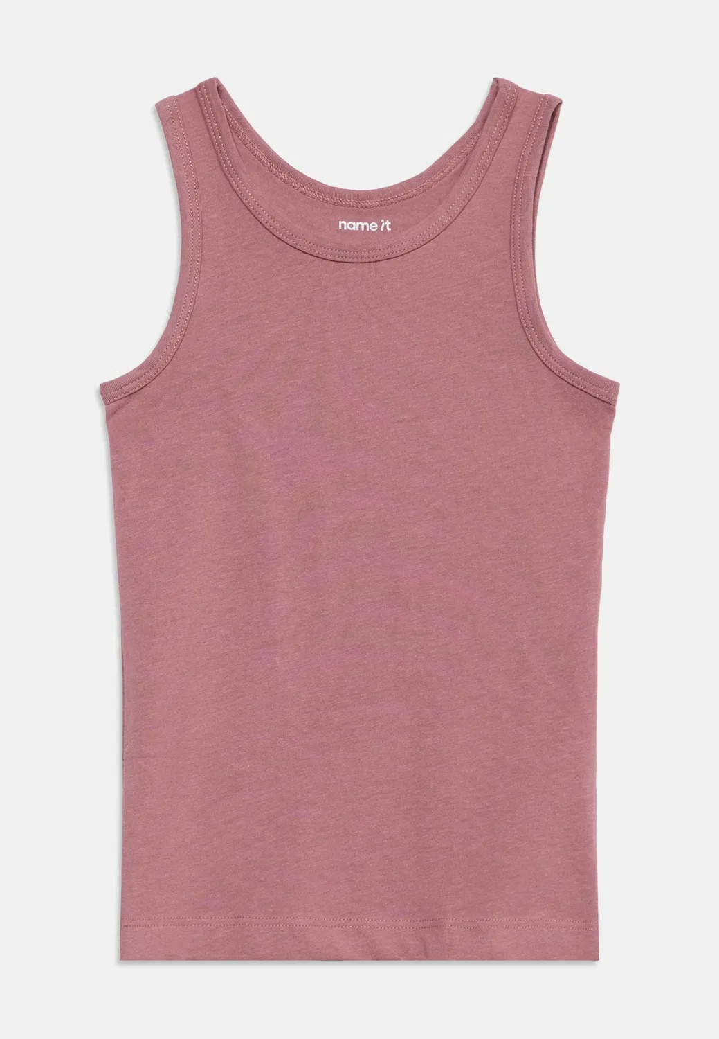 Nmftank top 2pack violetflower noos - undershirt Name It, Violet Icepack:W/ Wistful Mauve — фото 2