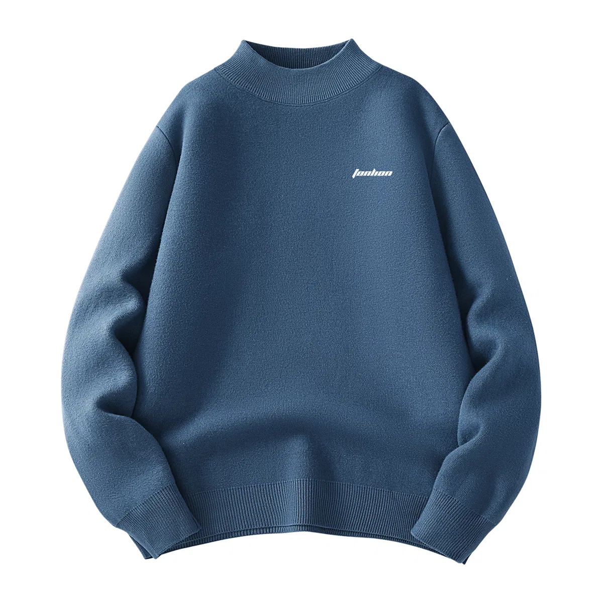 Детский пуловер с высоким воротом Tonlion, Heather Navy