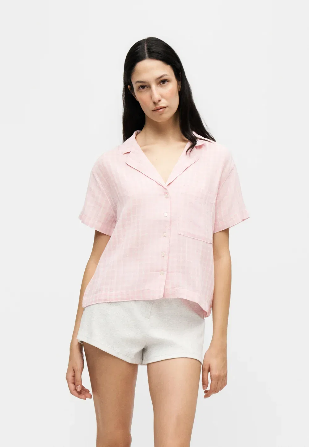 Верхняя часть пижамы из марли Gap, Pink