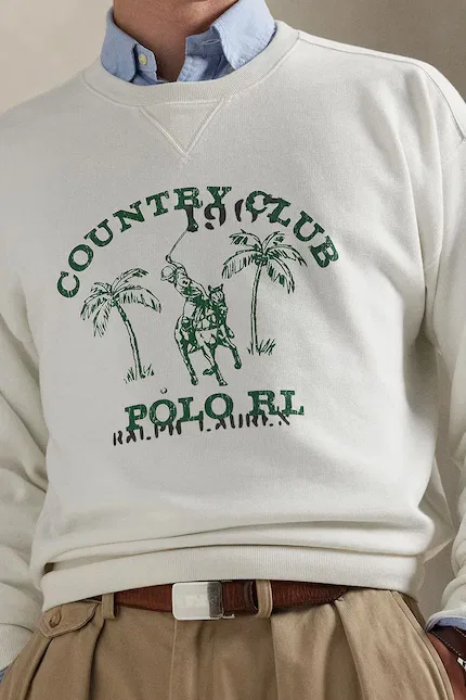 Худи Polo Ralph Lauren, бежевый — фото 4
