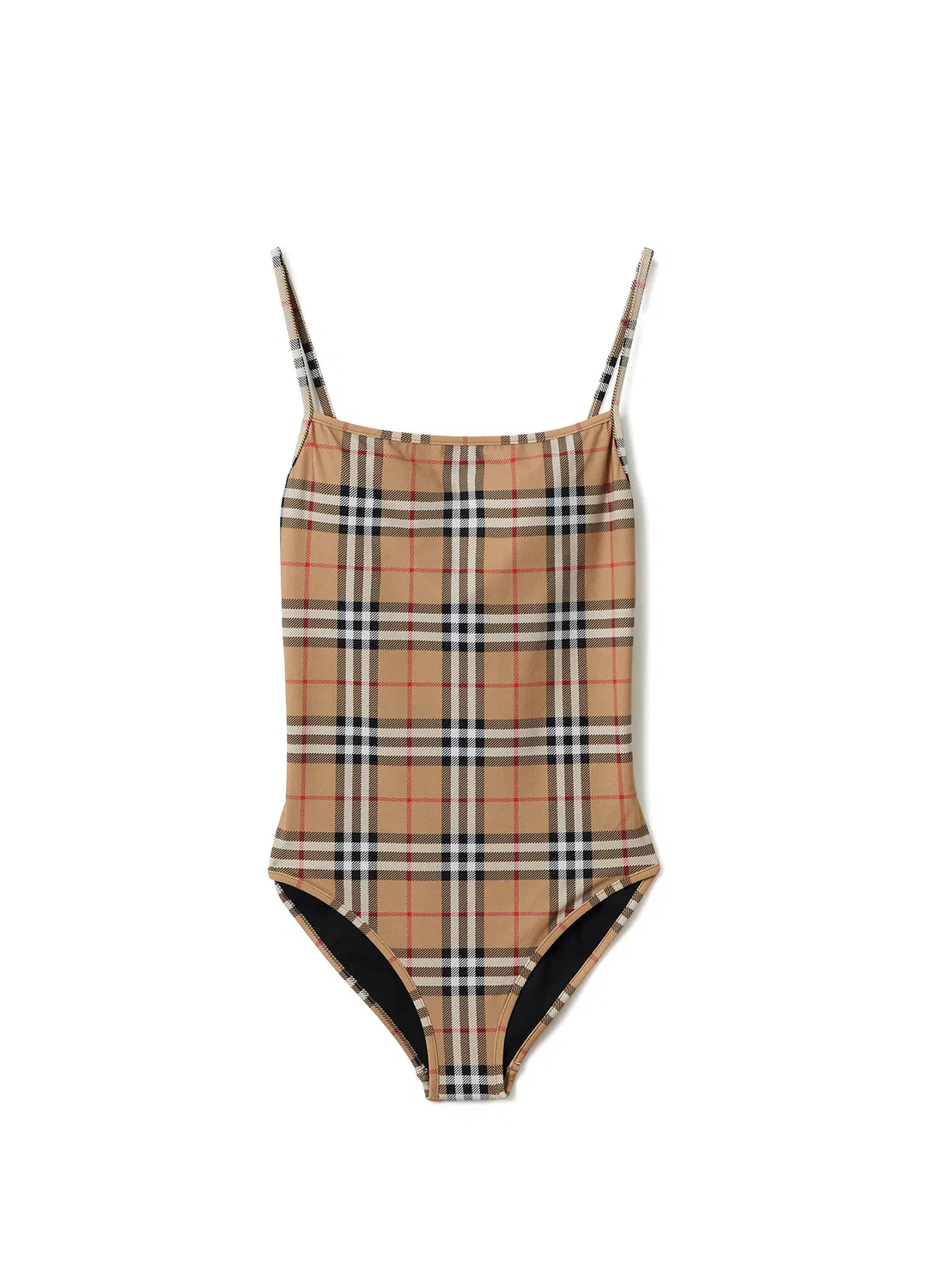 Купальник Burberry Check, женский, бежевый