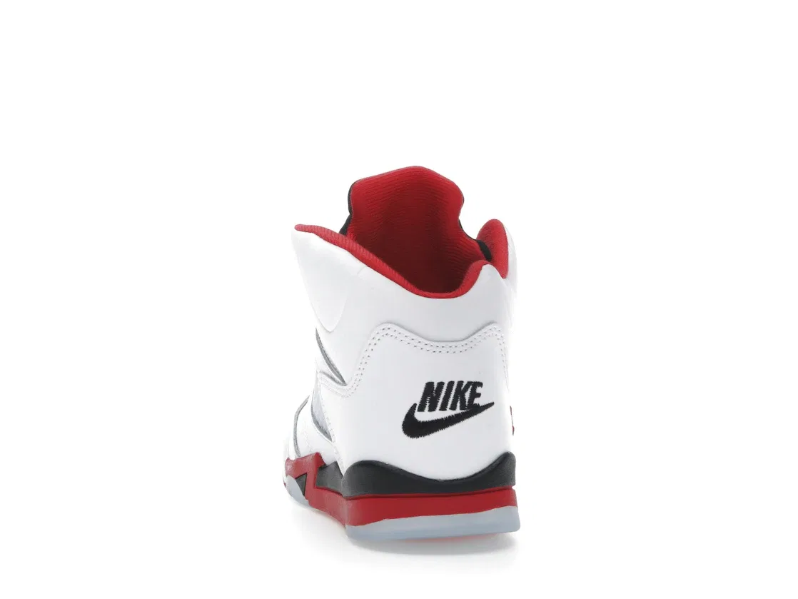 Детские кроссовки Lifestyle с принтом Jordan 5 Retro Jordan, White/Fire Red/Black — фото 4