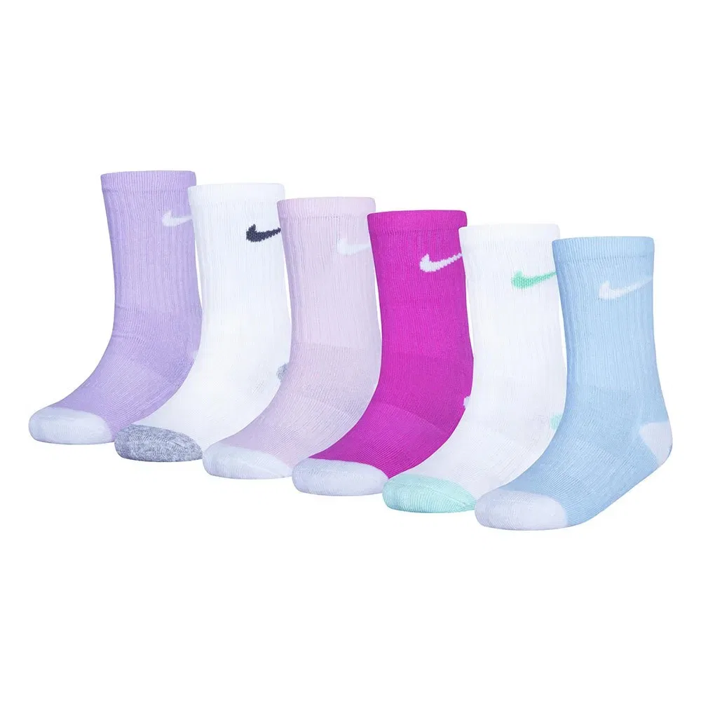 Носки Nike Smiley Crew 6 пар Nike, мультиколор