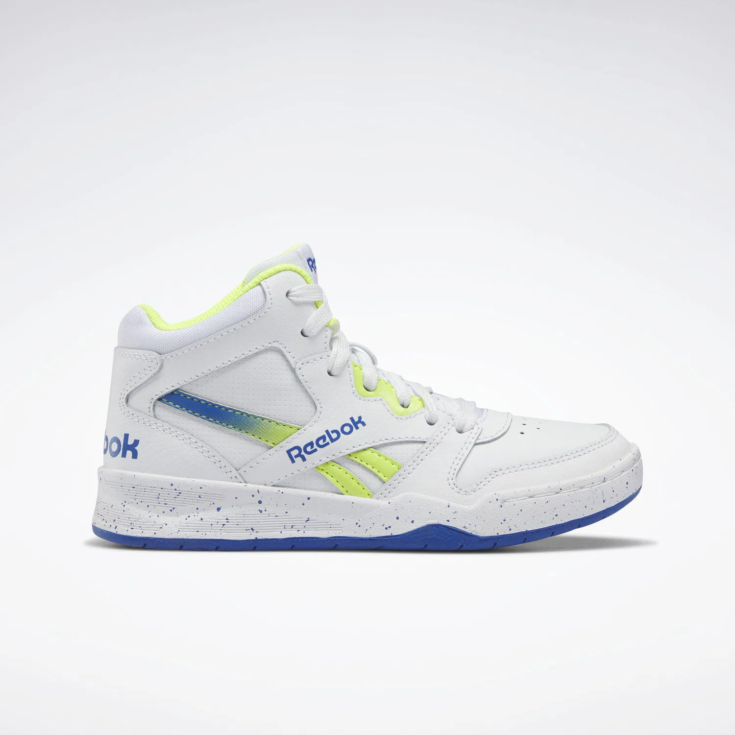 Детские кроссовки для мальчиков Reebok BB4500 Court Shoes, Weiß Gelb Blau