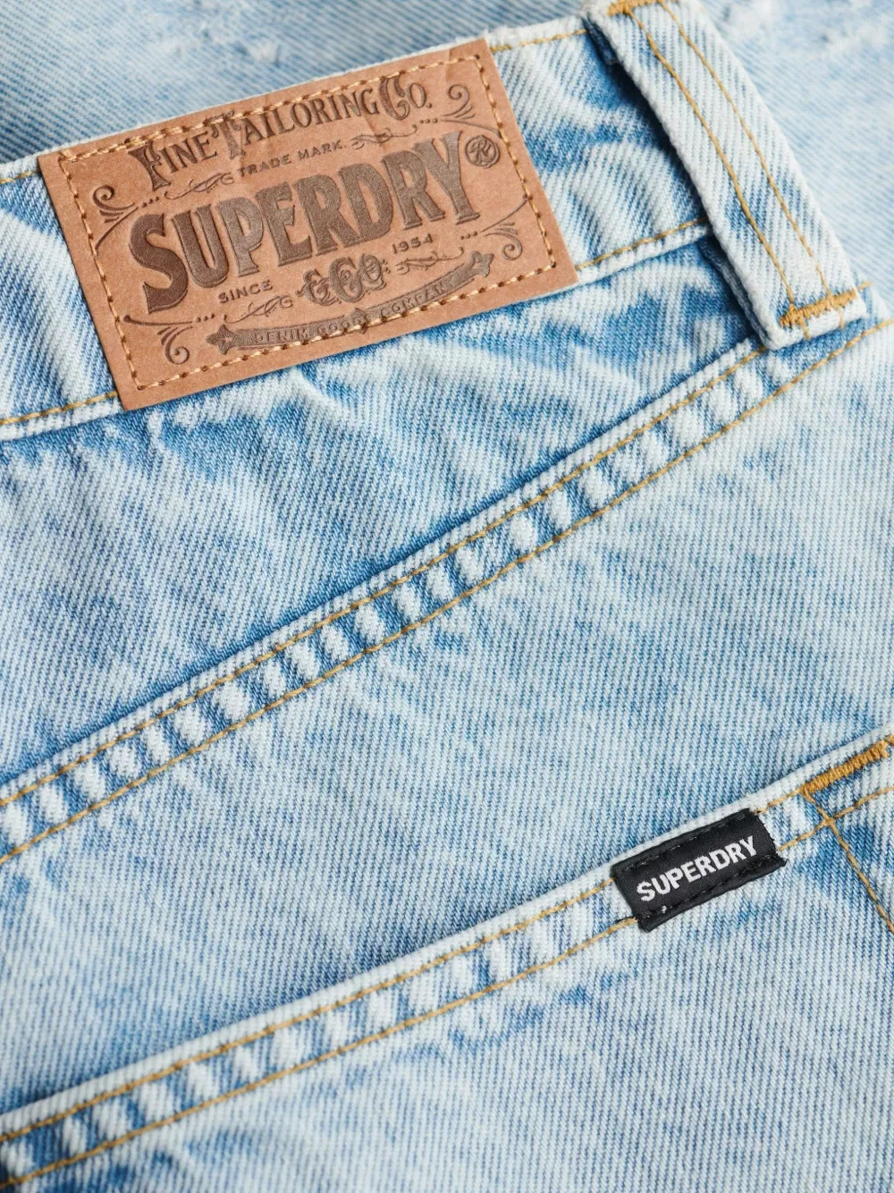 Шорты джинсовые Superdry, голубой — фото 2