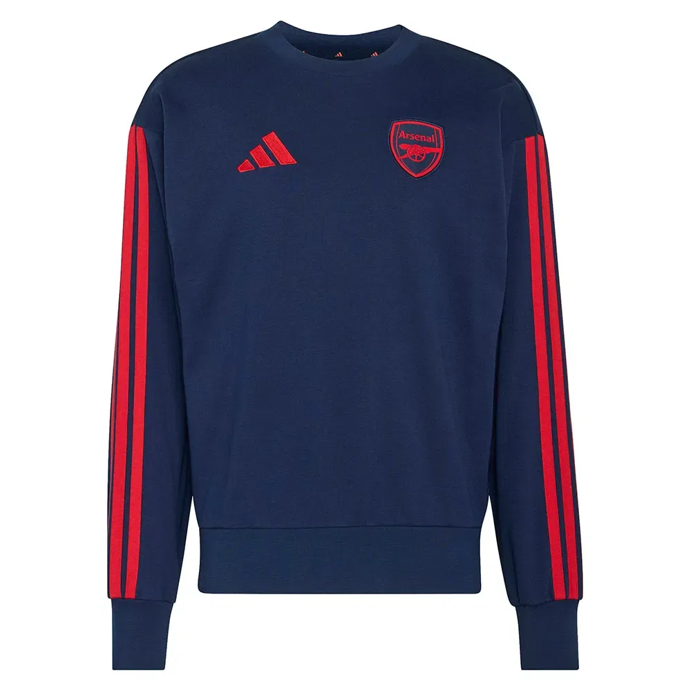 Мужской свитшот из футера с принтом Arsenal FC DNA Adidas, Blue — фото 3